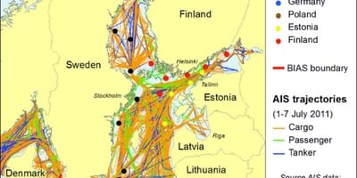 Mapa Danii badania i mapowania