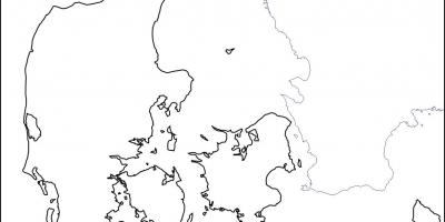 Mapa Danii obwód