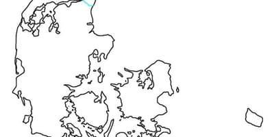 Pusta mapa Danii