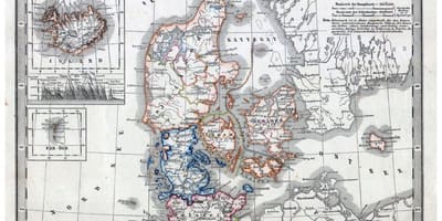 Stara mapa Danii