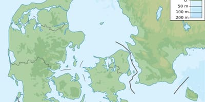 Mapa Danii wysokości